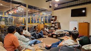 Dialogues Cafe Bangalore workspace